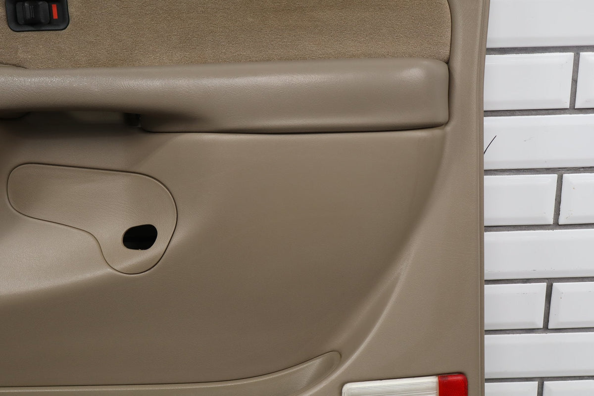 2002 Chevrolet Silverado 2500 HD Right Front Door Trim Panel Tan 52