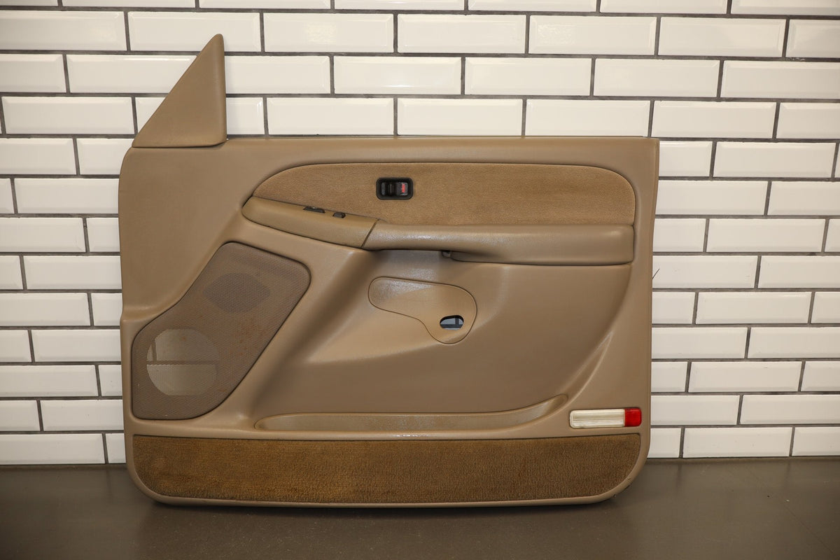 2002 Chevrolet Silverado 2500 HD Right Front Door Trim Panel Tan 52