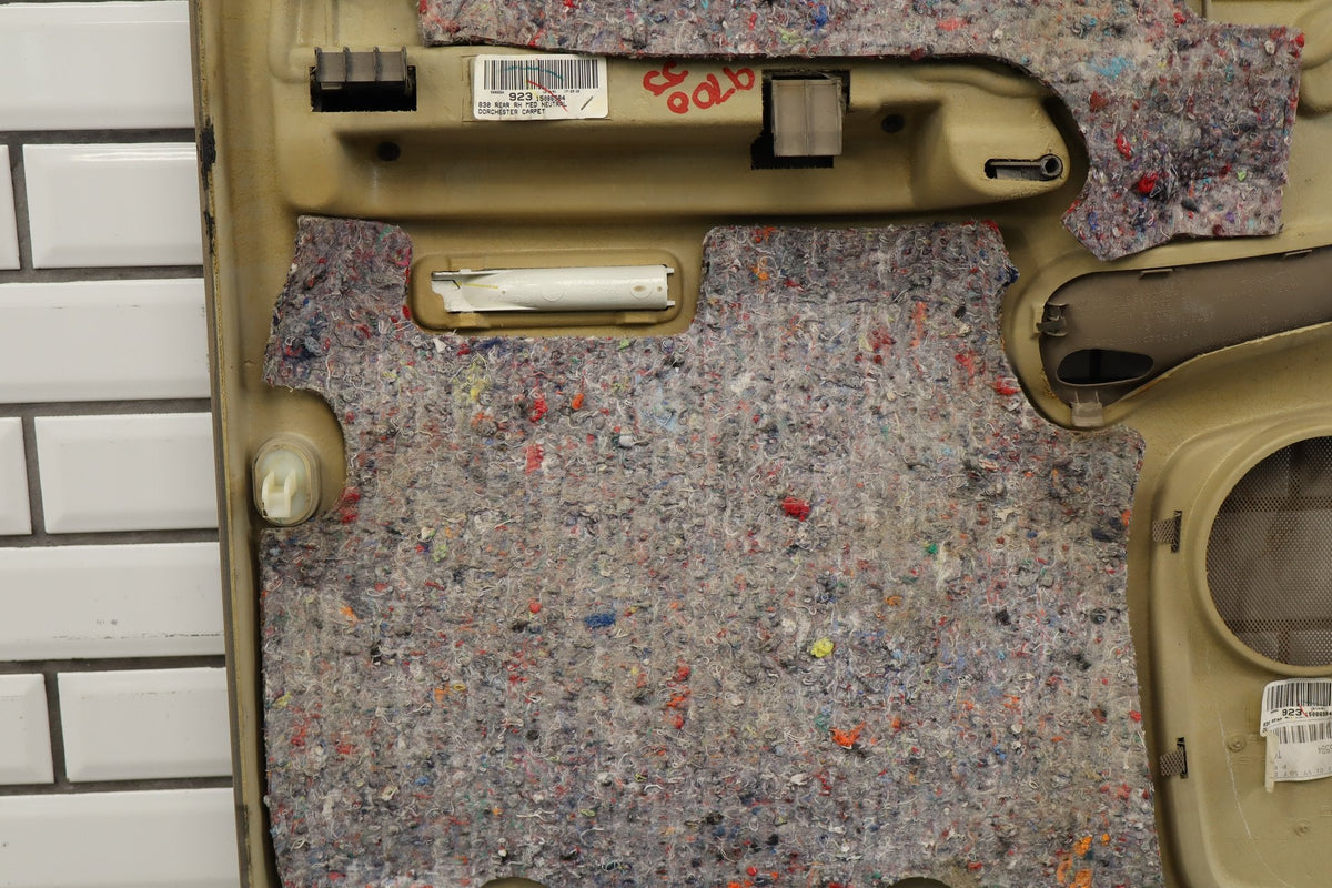 2002 Chevrolet Silverado 2500 HD Right Rear Door Trim Panel Tan 52