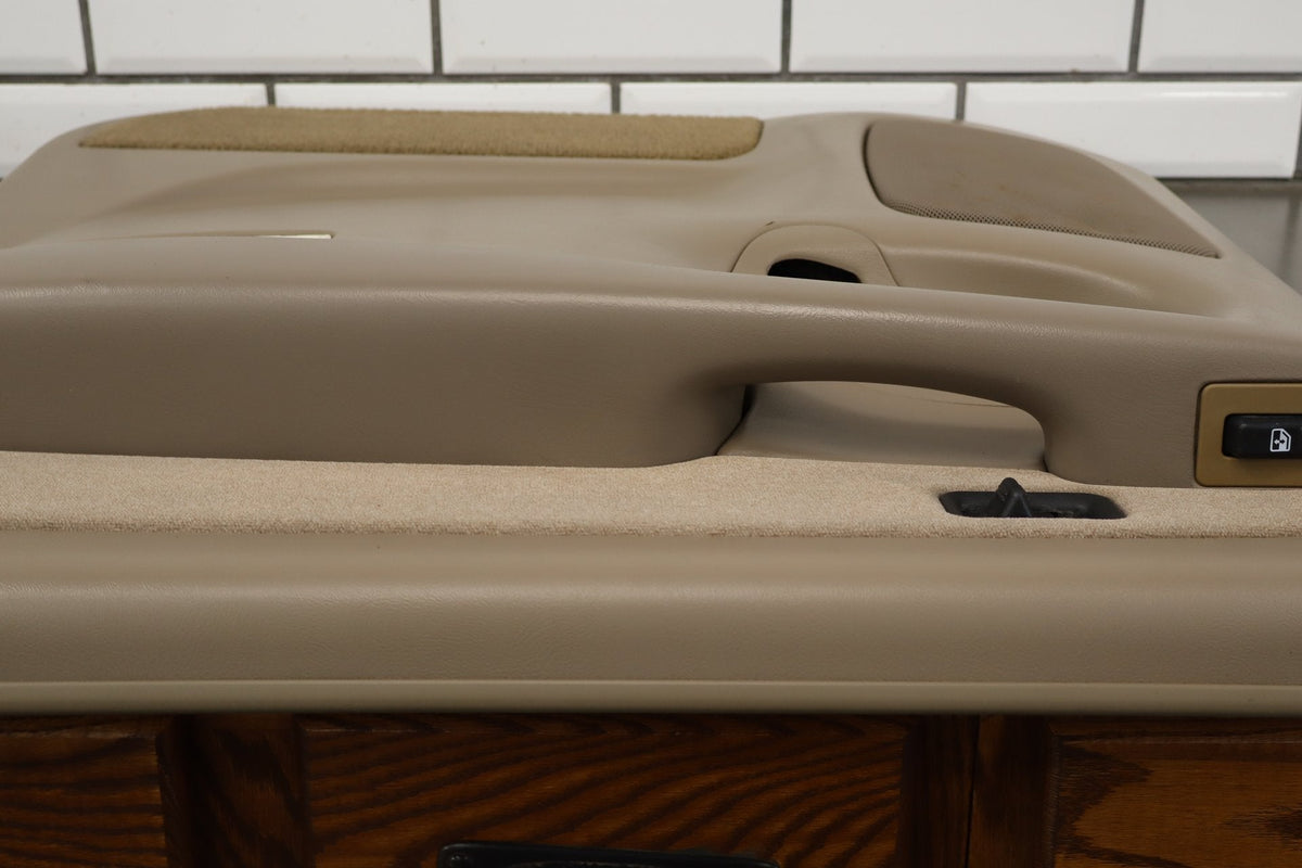 2002 Chevrolet Silverado 2500 HD Right Rear Door Trim Panel Tan 52