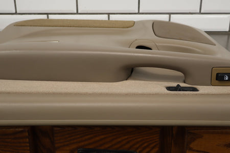 2002 Chevrolet Silverado 2500 HD Right Rear Door Trim Panel Tan 52