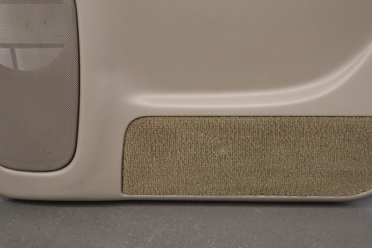 2002 Chevrolet Silverado 2500 HD Right Rear Door Trim Panel Tan 52