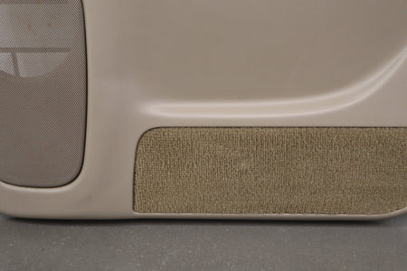 2002 Chevrolet Silverado 2500 HD Right Rear Door Trim Panel Tan 52