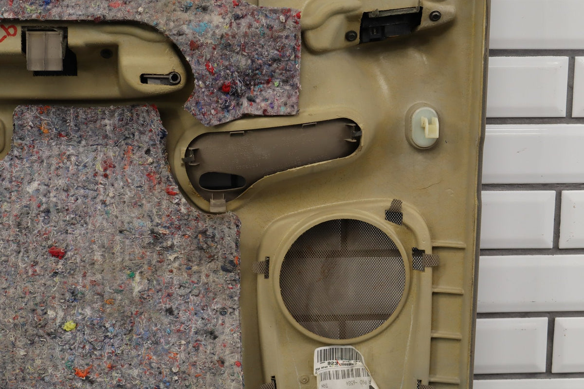 2002 Chevrolet Silverado 2500 HD Right Rear Door Trim Panel Tan 52