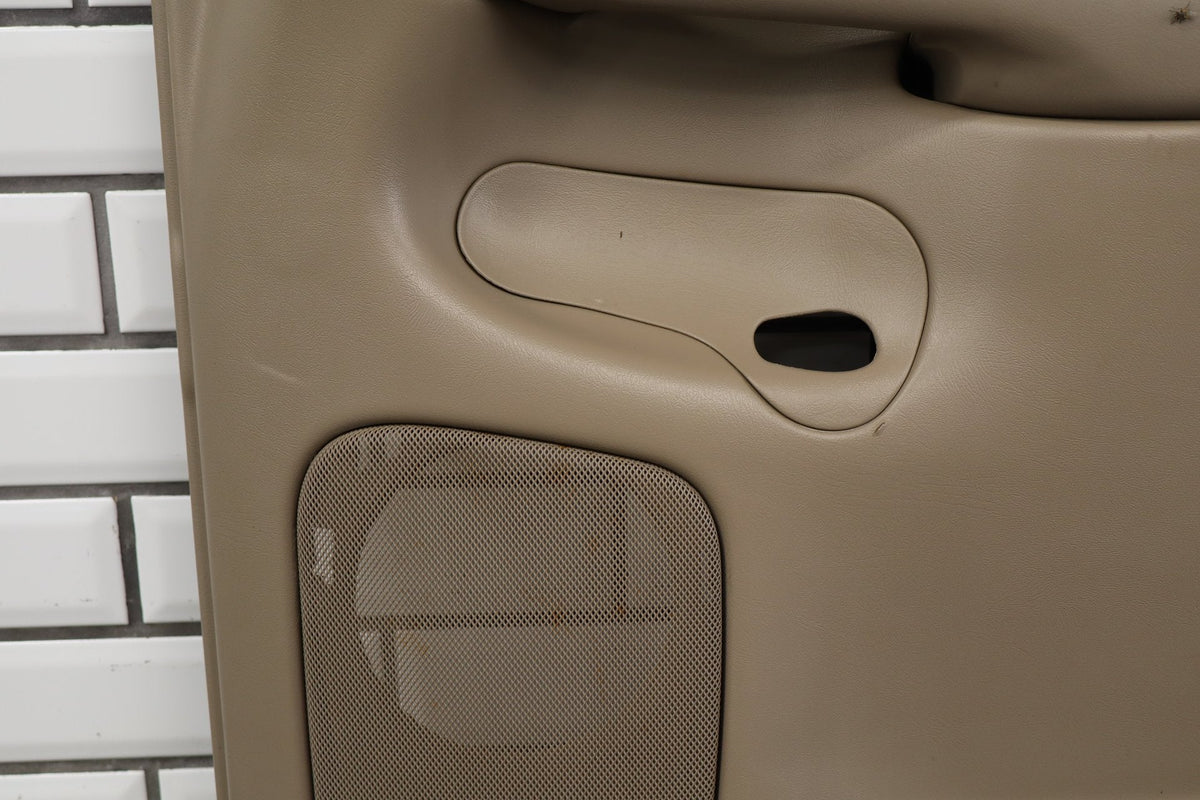 2002 Chevrolet Silverado 2500 HD Right Rear Door Trim Panel Tan 52