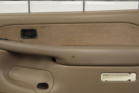 2002 Chevrolet Silverado 2500 HD Right Rear Door Trim Panel Tan 52