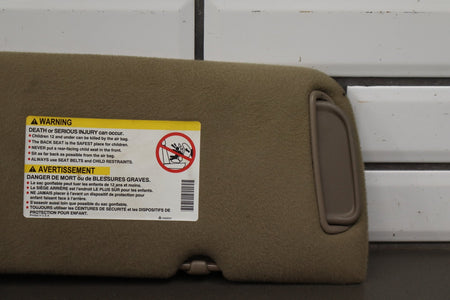2002 Chevrolet Silverado 2500 HD Sun Visor Pair Left/Right Tan 52