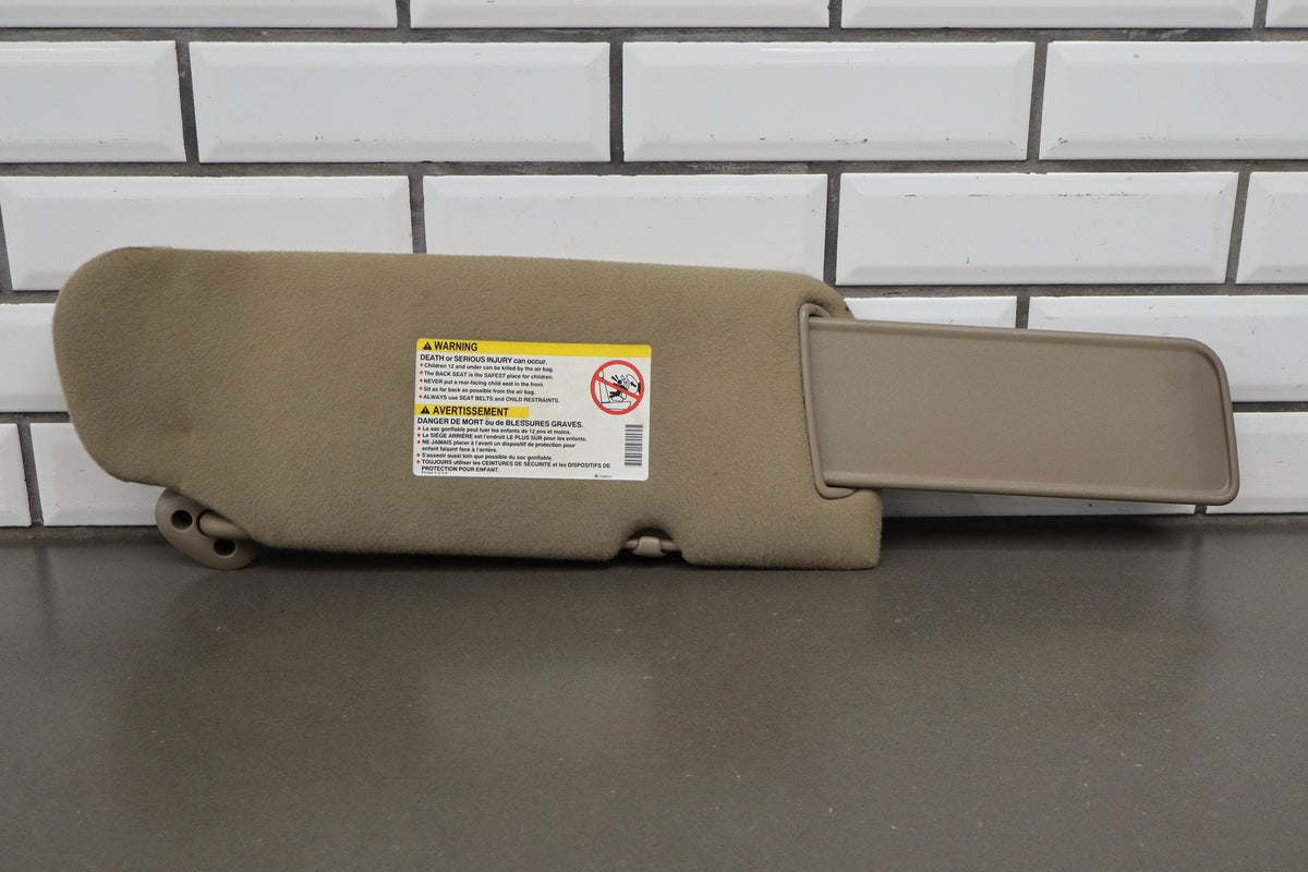 2002 Chevrolet Silverado 2500 HD Sun Visor Pair Left/Right Tan 52