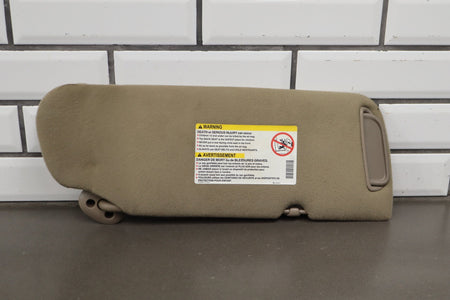2002 Chevrolet Silverado 2500 HD Sun Visor Pair Left/Right Tan 52