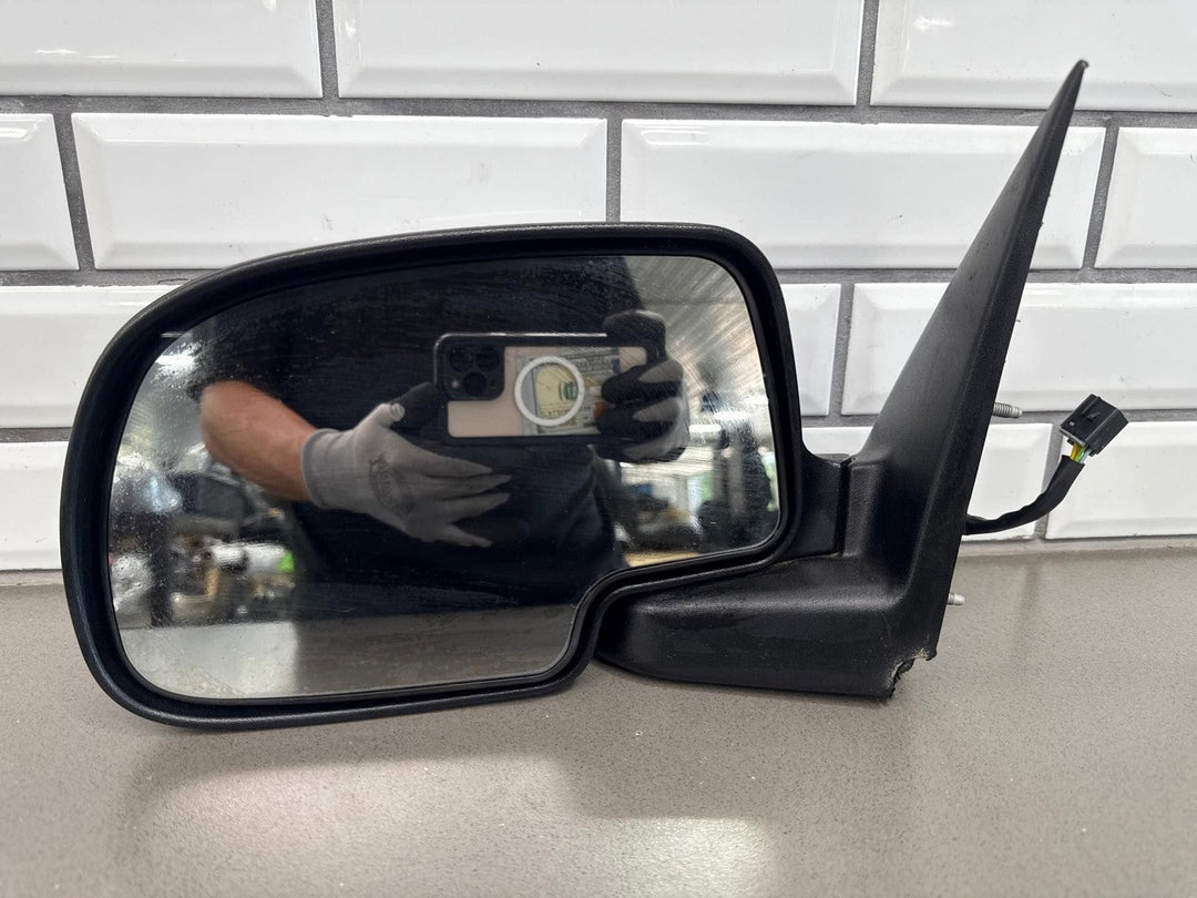 2002 Chevrolet Silverado 2500 Left Door Mirror Black 41U