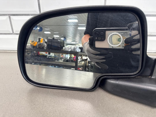 2002 Chevrolet Silverado 2500 Left Door Mirror Black 41U