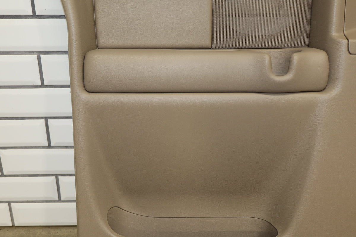 2002 Chevrolet Silverado 2500 Left Rear Door Panel Tan 522
