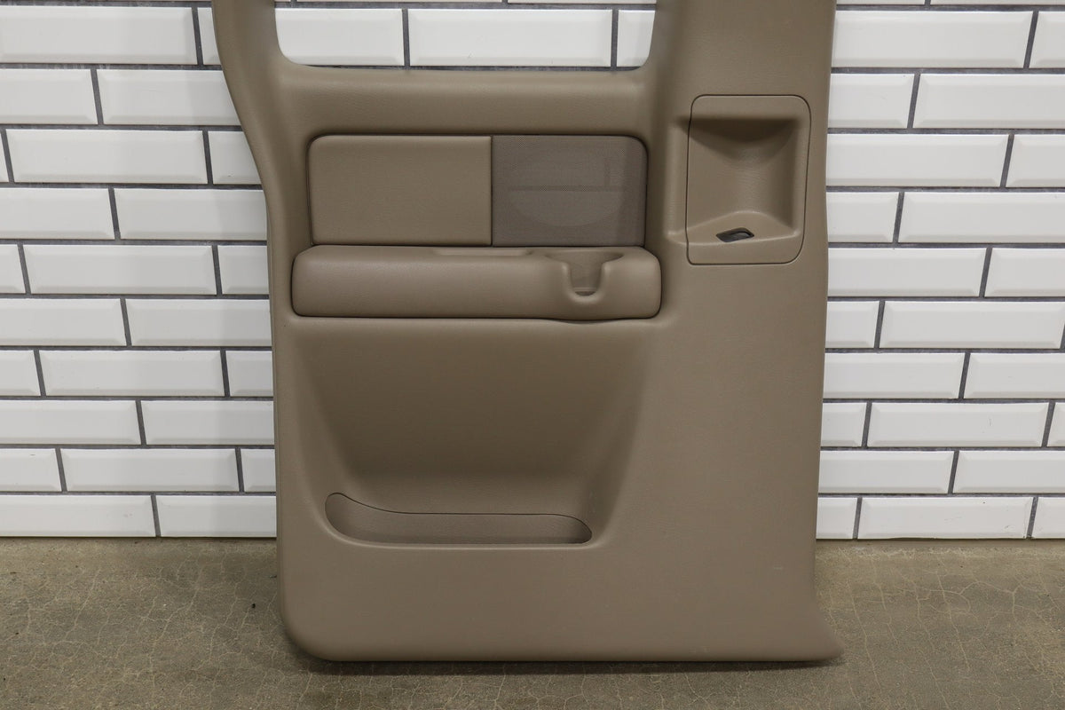 2002 Chevrolet Silverado 2500 Left Rear Door Panel Tan 522