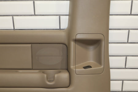 2002 Chevrolet Silverado 2500 Left Rear Door Panel Tan 522