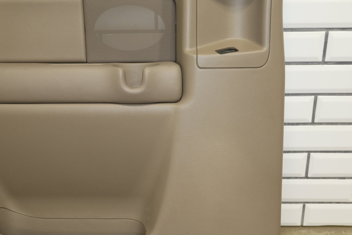 2002 Chevrolet Silverado 2500 Left Rear Door Panel Tan 522