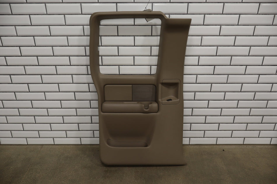 2002 Chevrolet Silverado 2500 Left Rear Door Panel Tan 522