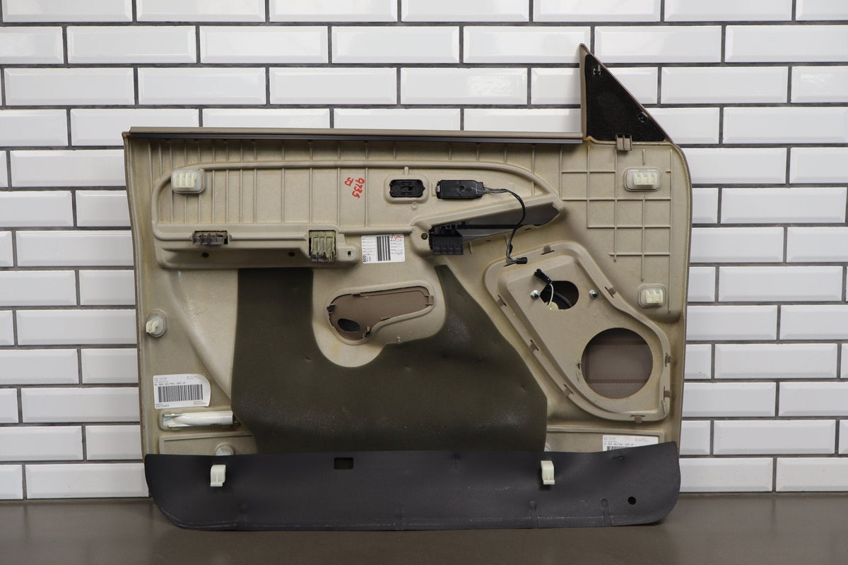 2002 Chevrolet Silverado 2500 Right Front Door Trim Panel Tan 522