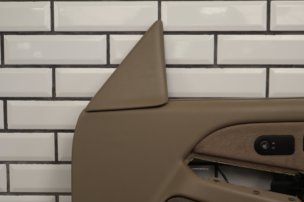 2002 Chevrolet Silverado 2500 Right Front Door Trim Panel Tan 522