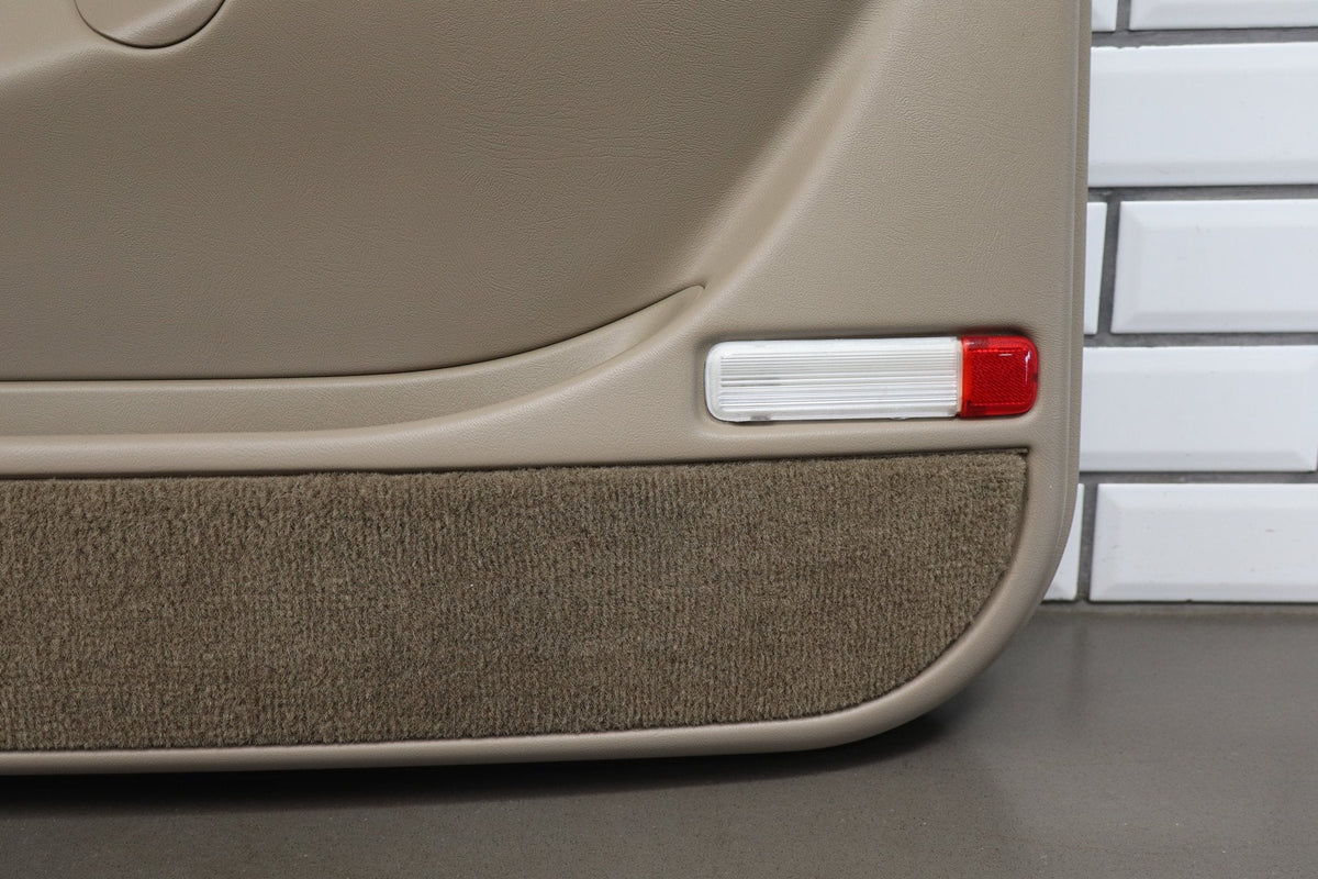 2002 Chevrolet Silverado 2500 Right Front Door Trim Panel Tan 522