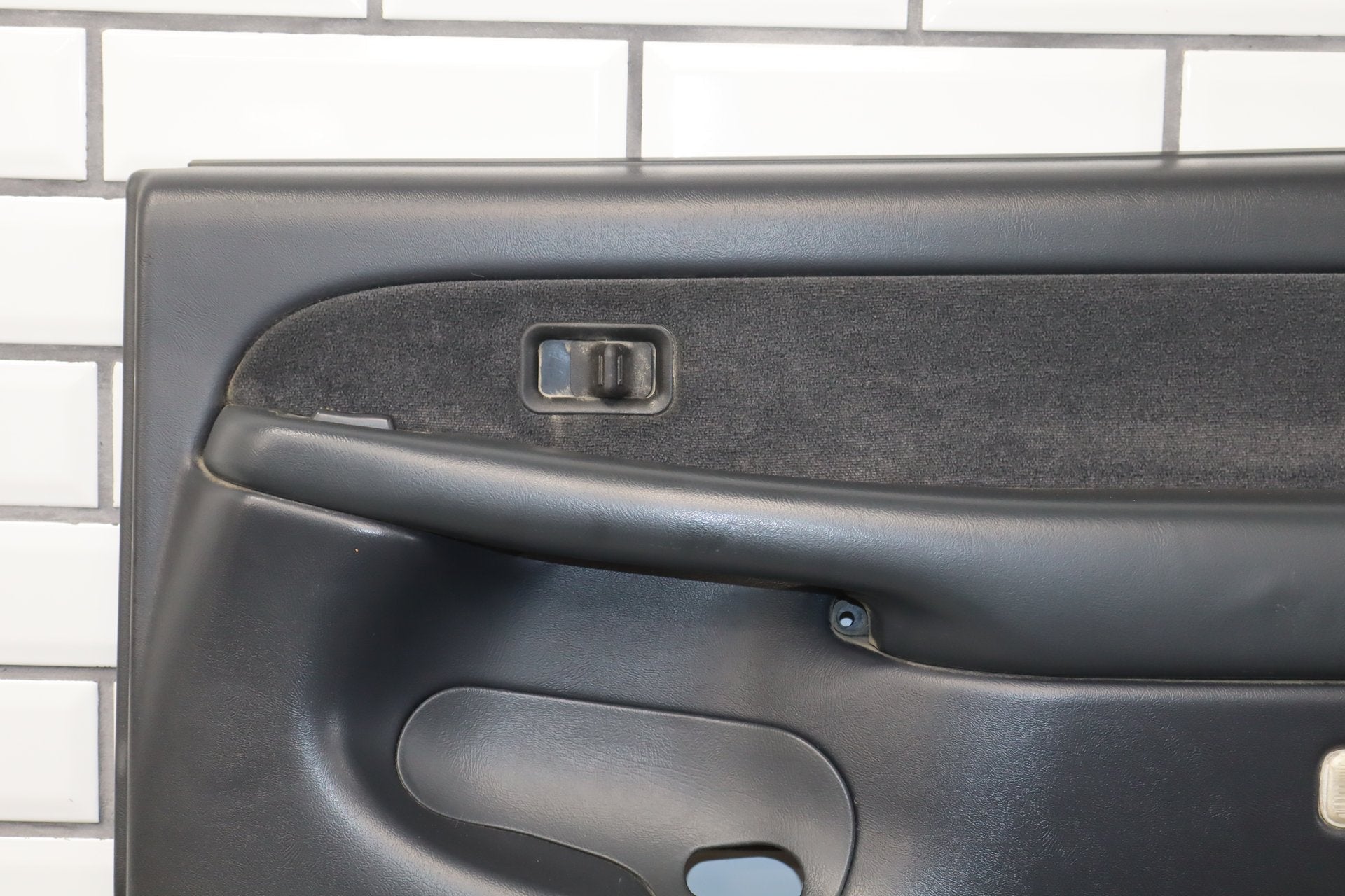 2002 Chevrolet Silverado 2500 Right Rear Door Trim Panel Graphite 12