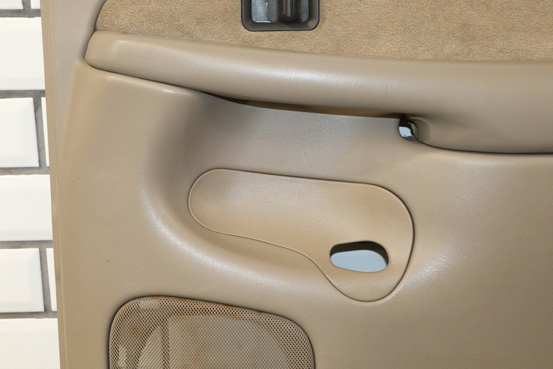 2002 Chevrolet Silverado 2500 Right Rear Door Trim Panel Light Neutral 52
