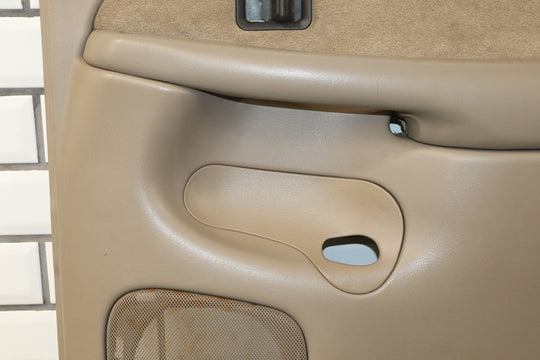2002 Chevrolet Silverado 2500 Right Rear Door Trim Panel Light Neutral 52