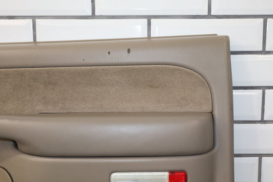 2002 Chevrolet Silverado 2500 Right Rear Door Trim Panel Light Neutral 52