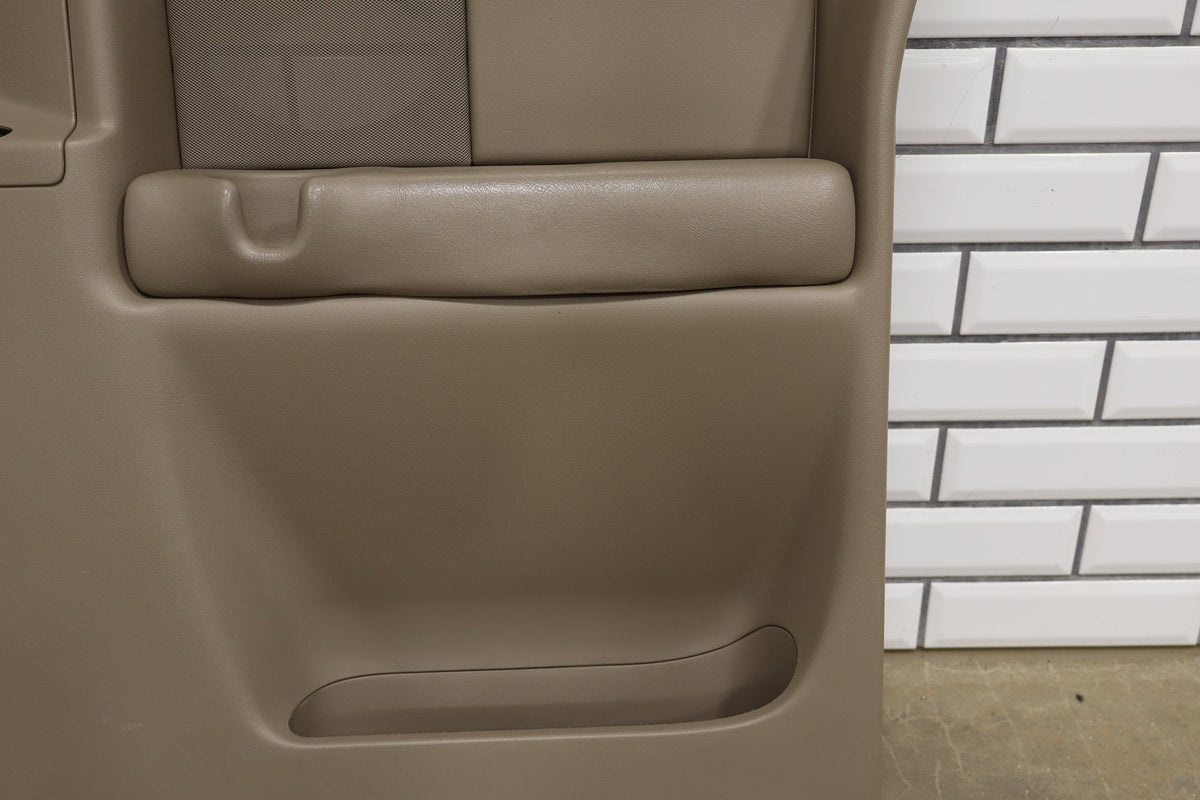 2002 Chevrolet Silverado 2500 Right Rear Door Trim Panel Tan 522