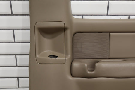 2002 Chevrolet Silverado 2500 Right Rear Door Trim Panel Tan 522