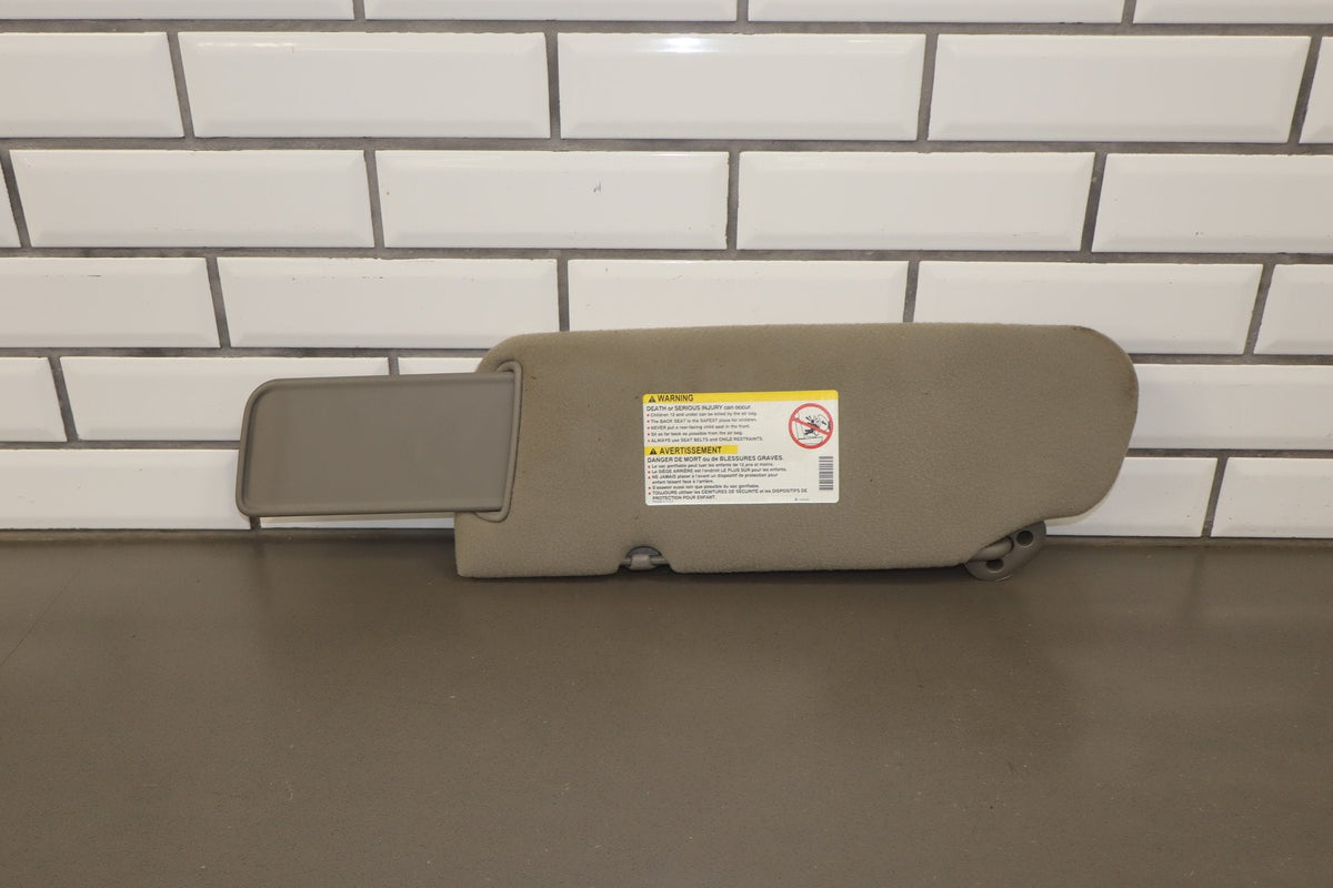 2002 Chevrolet Silverado 2500 Sun Visor Pair Left/Right Graphite 12