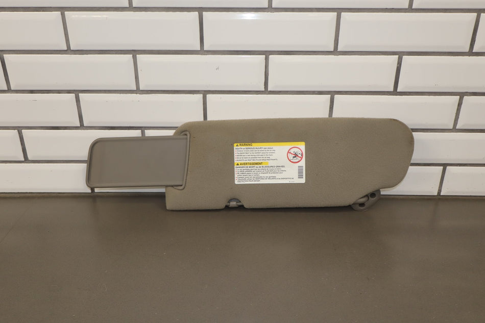 2002 Chevrolet Silverado 2500 Sun Visor Pair Left/Right Graphite 12