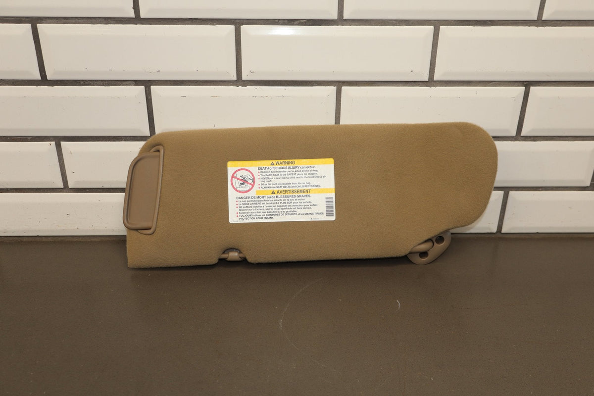 2002 Chevrolet Silverado 2500 Sun Visor Pair Left/Right Tan 522