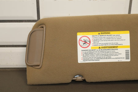 2002 Chevrolet Silverado 2500 Sun Visor Pair Left/Right Tan 522