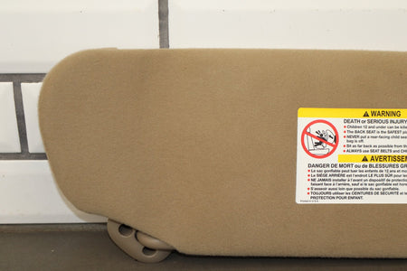 2002 Chevrolet Silverado 2500 Sun Visor Pair Left/Right Tan 522