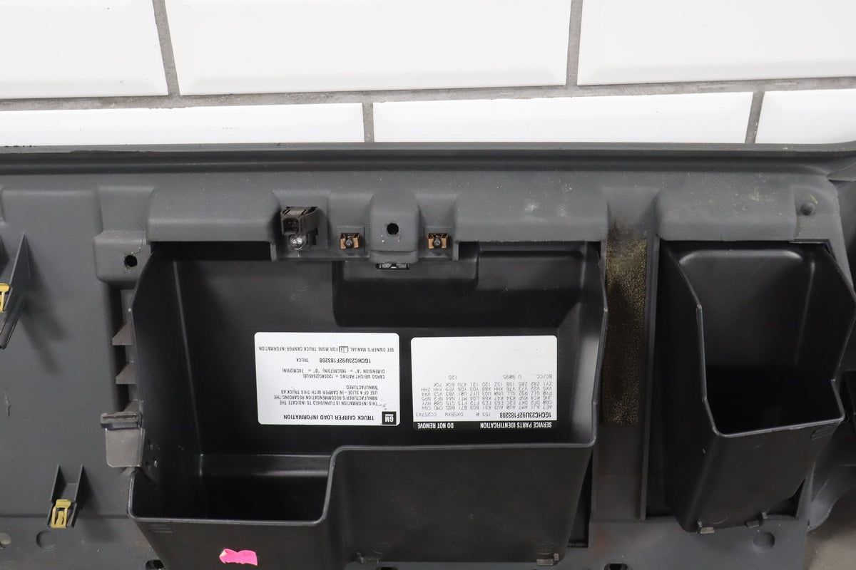 2002 Chevrolet Silverado 2500HD Glove Box Graphite 12D With Surround Panel