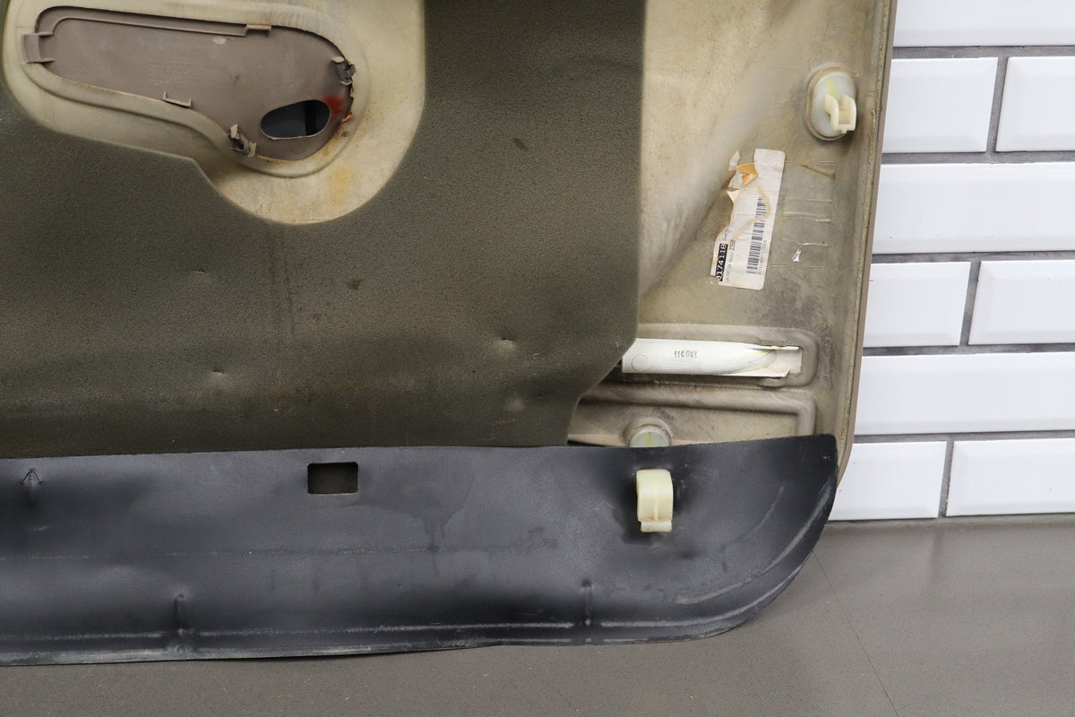 2002 Chevrolet Silverado Left Front Door Trim Panel Tan 52
