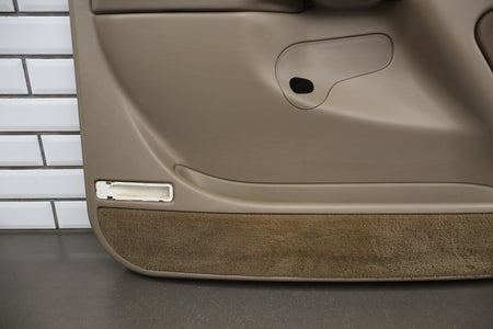 2002 Chevrolet Silverado Left Front Door Trim Panel Tan 52