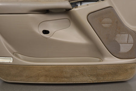 2002 Chevrolet Silverado Left Front Door Trim Panel Tan 52