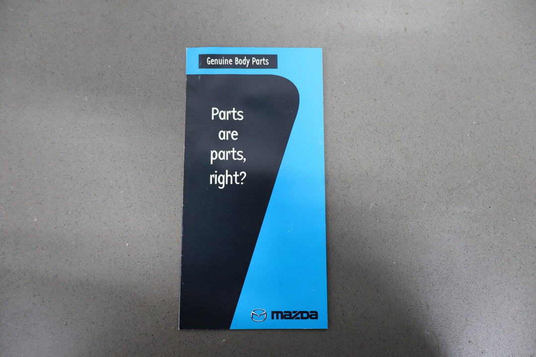 2002 Mazda Miata NB Special Edition Owners Manual & Warranty Info