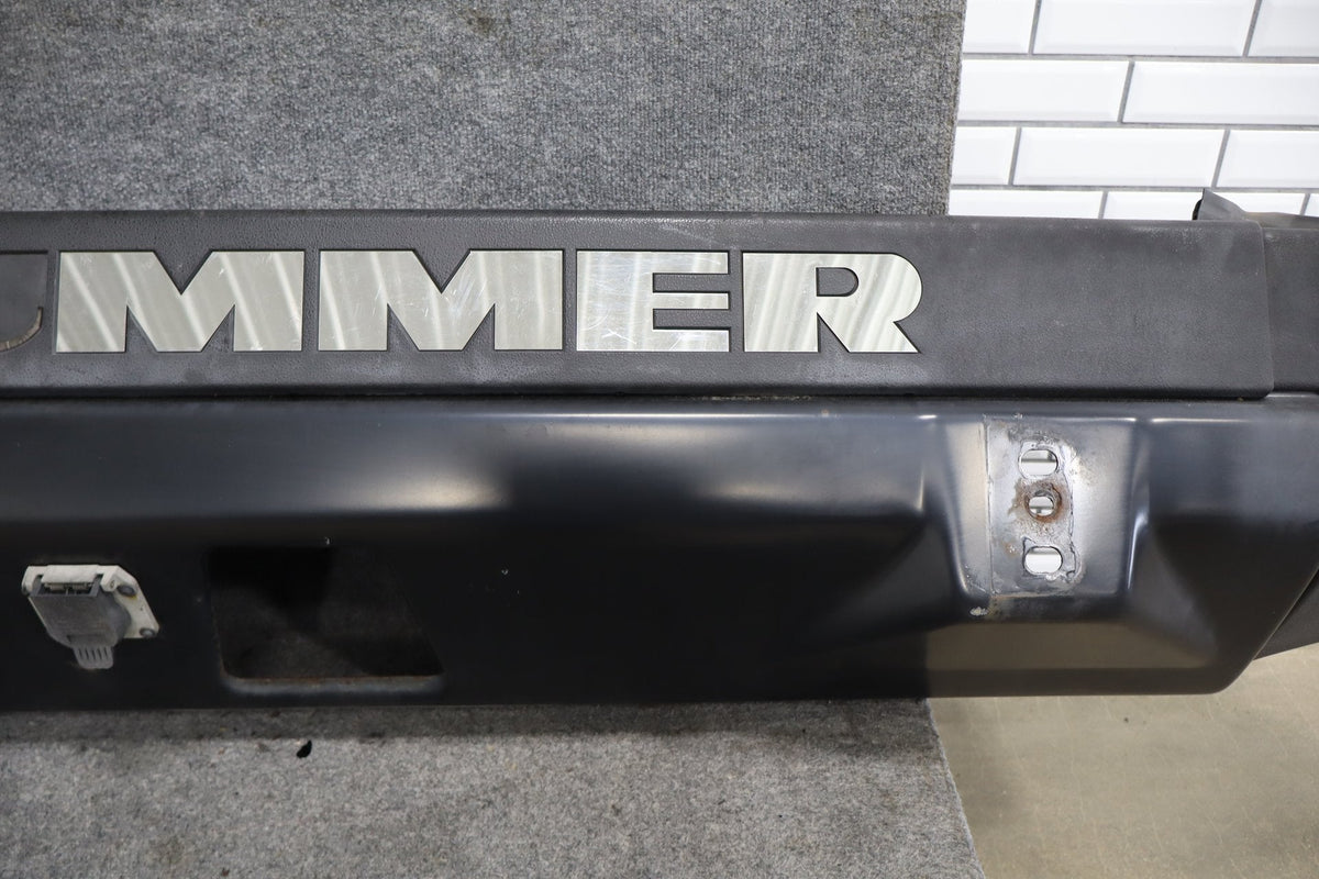 2003-05 Hummer H2 Rear Bumper Assembly W/ End Caps, Bumper Cover