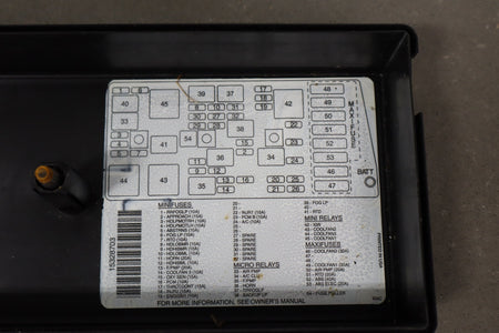 2003-2004 Chevrolet Corvette C5- Engine Fuse Box 10316193