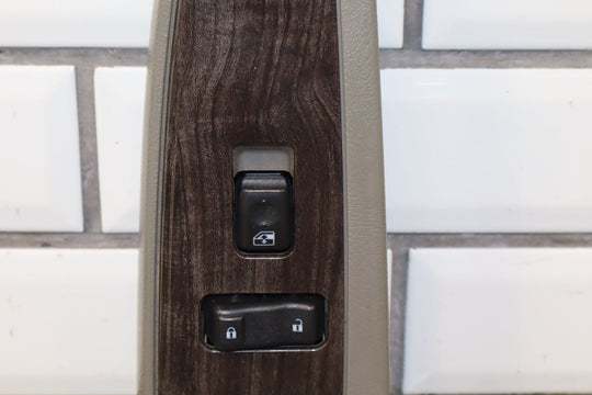 2003 - 2005 GMC Yukon Denali Front Door Pair Woodgrain Stone Gray