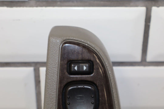 2003 - 2005 GMC Yukon Denali Front Door Pair Woodgrain Stone Gray