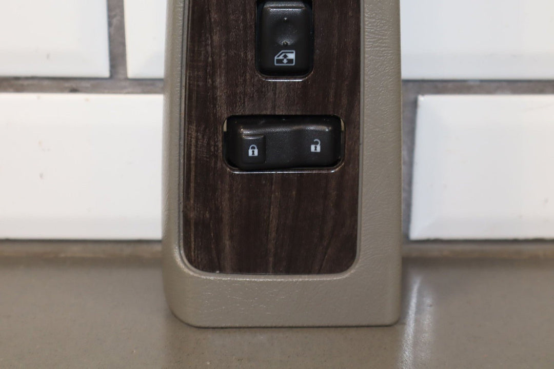 2003 - 2005 GMC Yukon Denali Front Door Pair Woodgrain Stone Gray