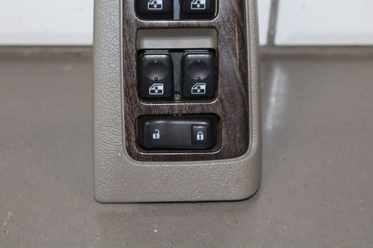 2003 - 2005 GMC Yukon Denali Front Door Pair Woodgrain Stone Gray