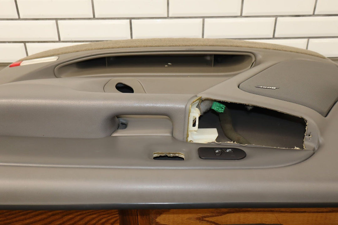 2003 - 2005 GMC Yukon Denali Right Front Door Trim Panel Stone Gray