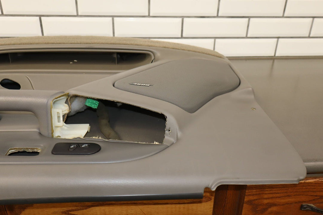 2003 - 2005 GMC Yukon Denali Right Front Door Trim Panel Stone Gray