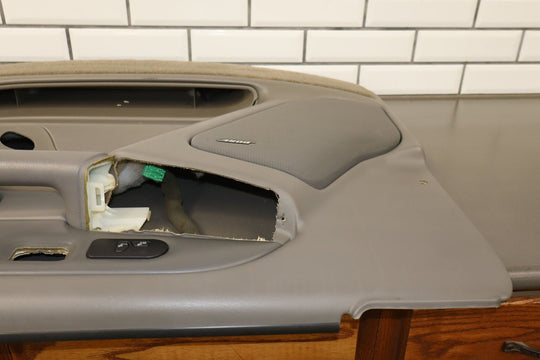 2003 - 2005 GMC Yukon Denali Right Front Door Trim Panel Stone Gray