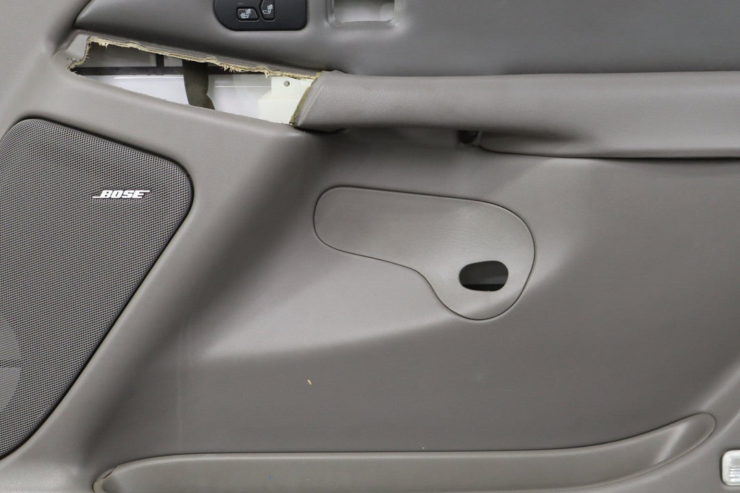 2003 - 2005 GMC Yukon Denali Right Front Door Trim Panel Stone Gray