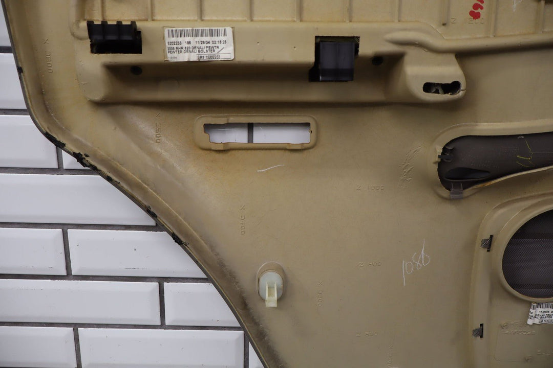 2003 - 2005 GMC Yukon Denali SWB Rear Door Trim Panel